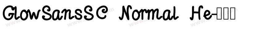 GlowSansSC Normal He字体转换